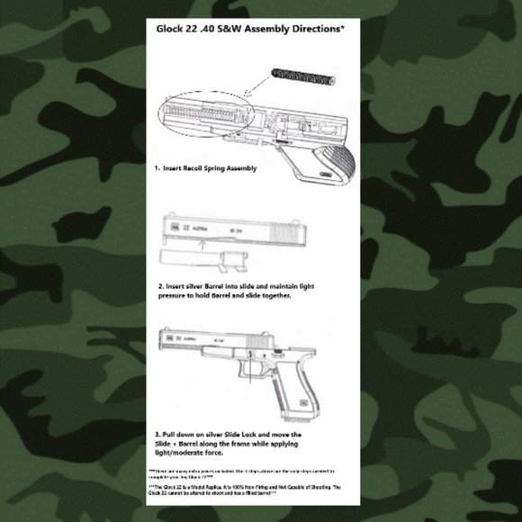 Die-Cast Model/Toy Glock 22 .40 S&W 1:2 Scale - Picture 6 of 6